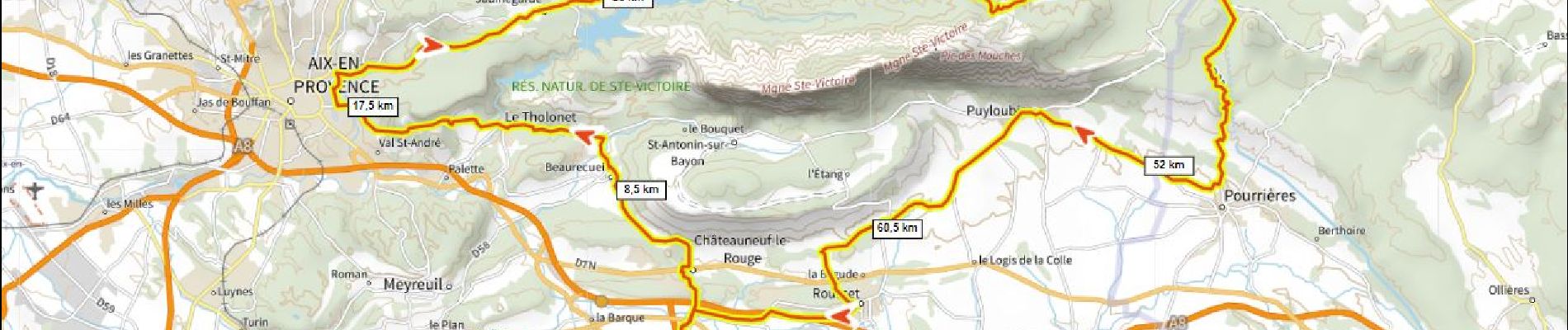 Excursión Bici de carretera Fuveau - Tour Ste Victoire D+1200m - Photo