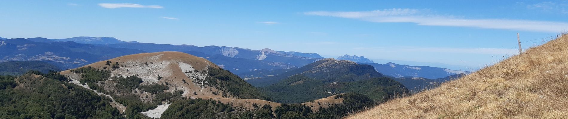 Tocht Stappen Val-Maravel - le pilhon la blanche.mont chauvet  - Photo