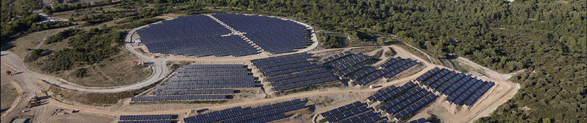 Point d'intérêt Fuveau - Centrale photovoltaïque de Fuveau Bramefan - Photo