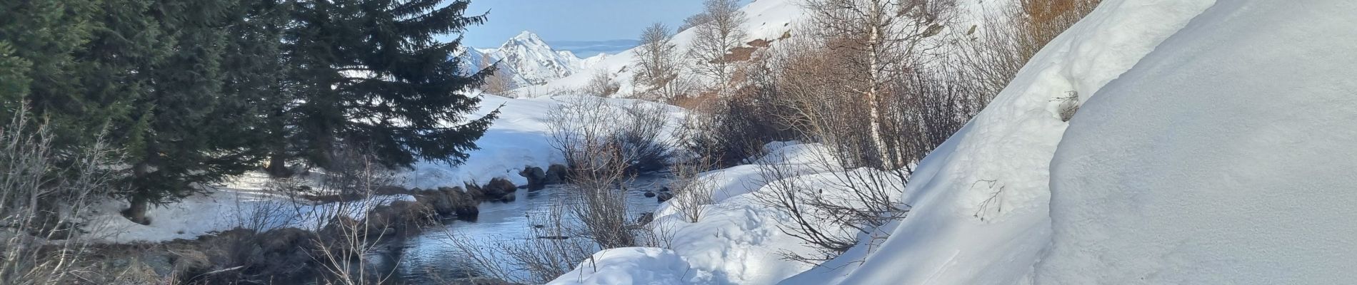 Excursión Raquetas de nieve Valmeinier - le lac vert Valmeiner Savoie - Photo