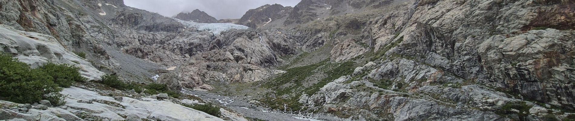 Percorso Marcia Vallouise-Pelvoux - montée au glacier blanc - Photo