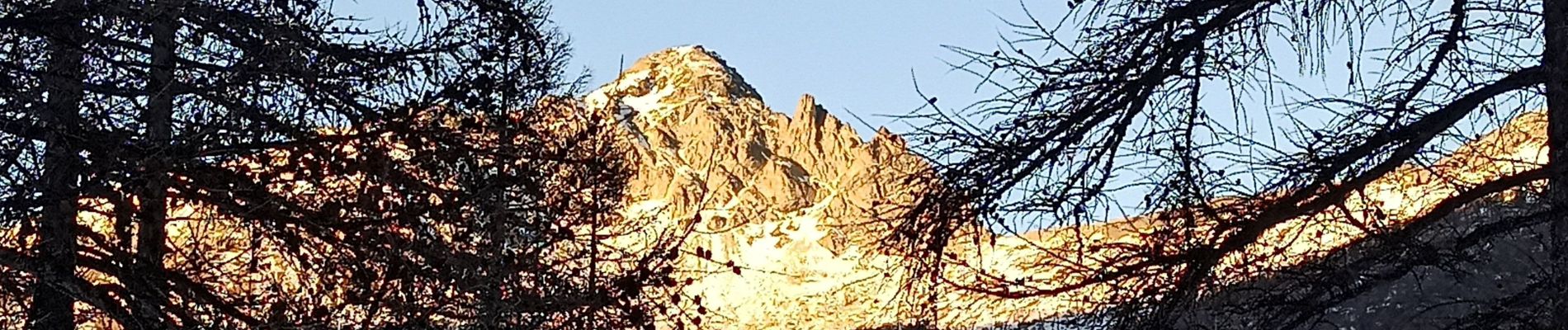 Excursión Senderismo Abriès-Ristolas - 24-12-23 l'Echalp vers belvédère Mont Viso - Photo