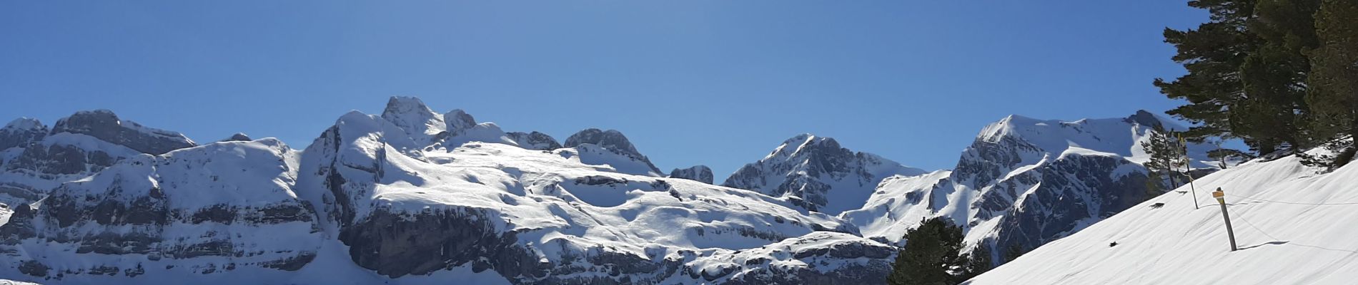 Tour Wandern Urdos - rando. en raquettes au col du Somport entre la vallée d'Aspe et l'Espagne - Photo