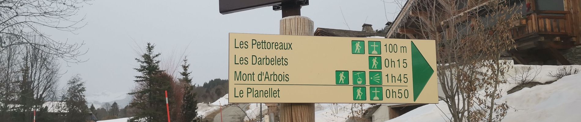 Randonnée Raquettes à neige Megève - Raquette Pettoreaux TFM puis ThiMar - Photo