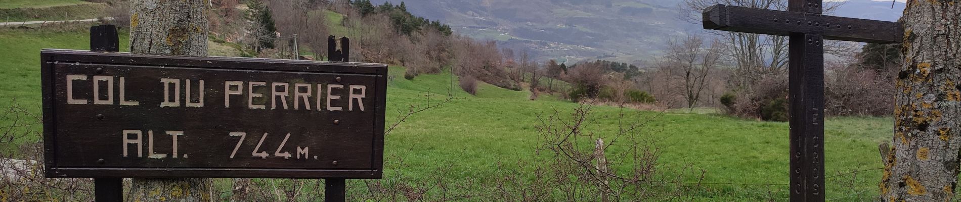 Trail Electric bike Lamastre - col du perrier - Photo