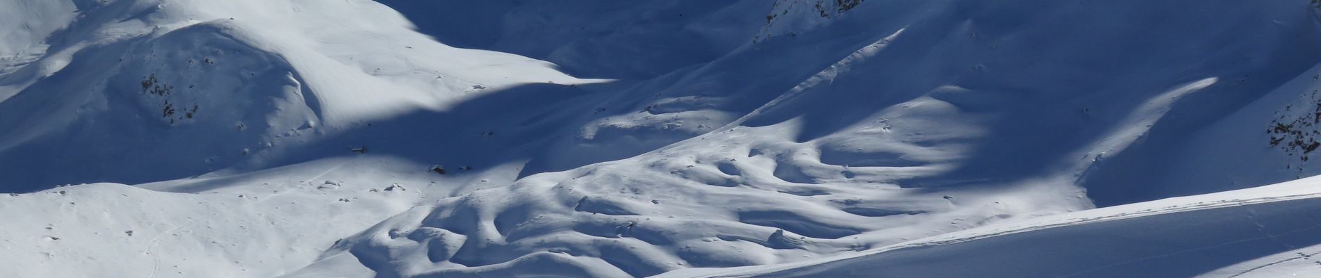 Trail Touring skiing Saint-Paul-sur-Ubaye - L'Aiguille Large à ski - Photo