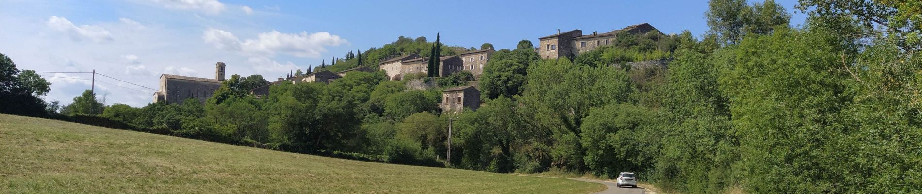 Tour Hybrid-Bike Vallon-Pont-d'Arc - vallons Lagorce arrière pays - Photo