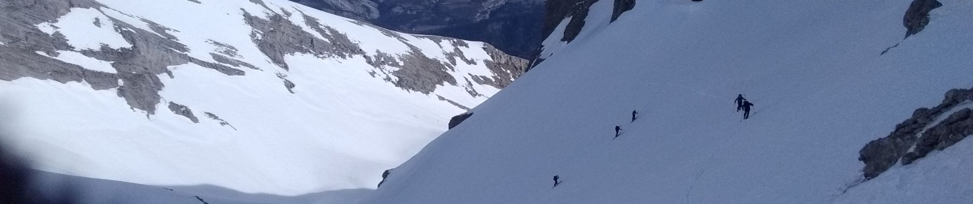 Trail Touring skiing Le Dévoluy - le pas de la cloche. - Photo