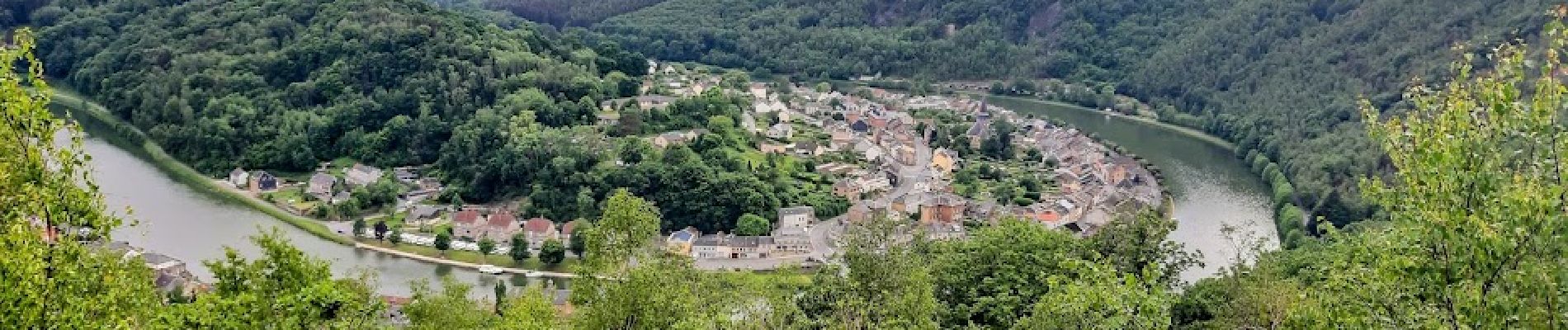 Tour Wandern Monthermé - AUTOUR DE MONTHERMÉ, la boucle de la Meuse - Photo