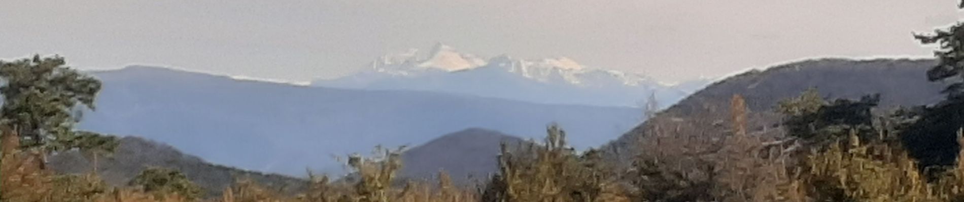 Excursión Senderismo Montauban-sur-l'Ouvèze - LABOREL 26 , COL DE PERTY. MONTAGNE DE CHAMOUSE O m s   - Photo