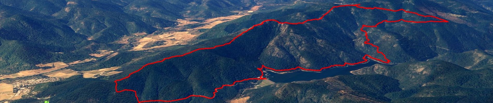 Excursión Senderismo La Môle - SityTrail - Barrage de la verne - Sommet de l'Argentière par les crêtes des Pradets - Retour par le bord du lac - Photo