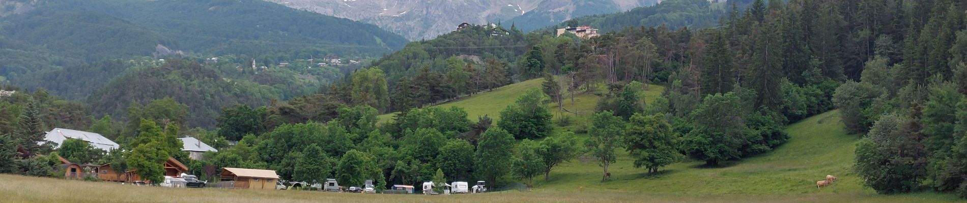 Trail Walking Enchastrayes - PETIT TOUR A BARCELONNETTE - Photo