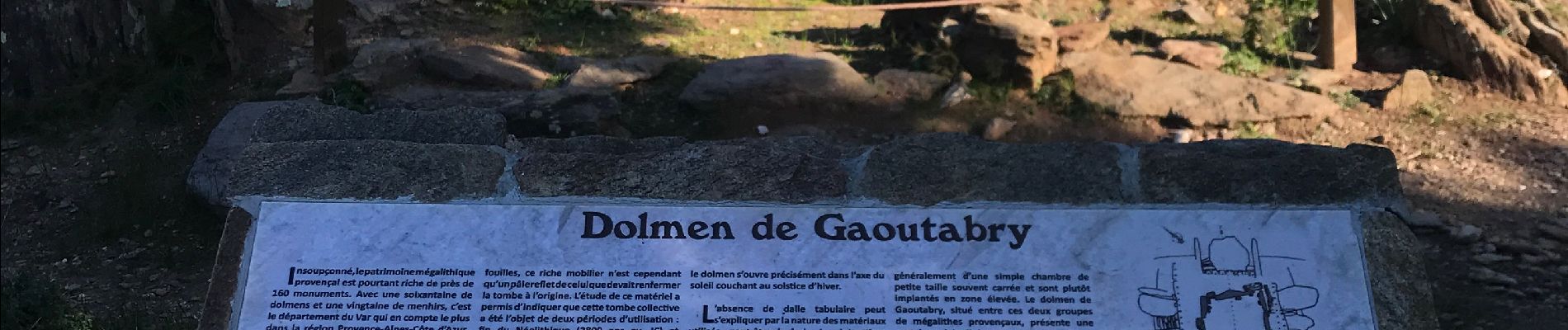 Randonnée Marche La Londe-les-Maures - Notre Dame des Maures - Dolmen de Gautabry par Ponseur - Photo