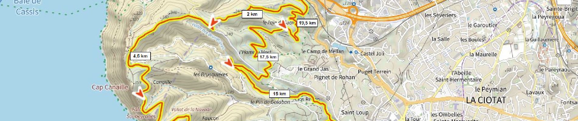 Tour Mountainbike Cassis - Sémaphore 580m+ - Photo