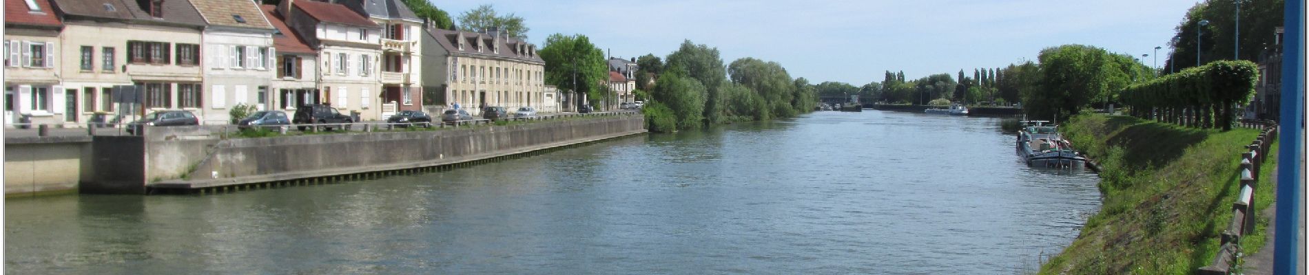 POI Pont-Sainte-Maxence - du pont les quai Nord est - Photo