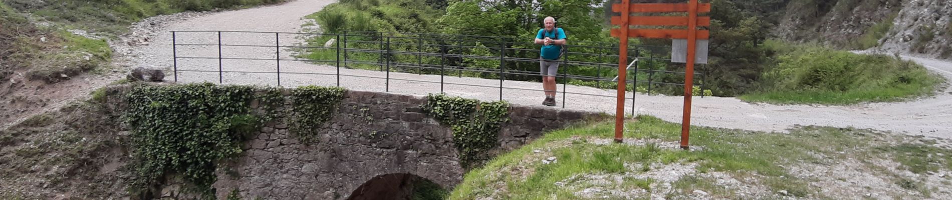 Tocht Stappen Sainte-Agnès - pointe Siriccoca - Photo