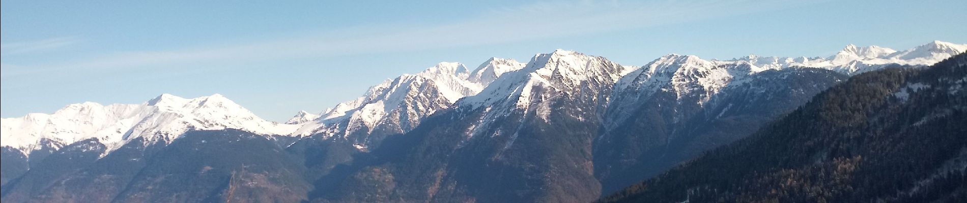 Tocht Stappen Montsapey - col des basmonts session neige - Photo