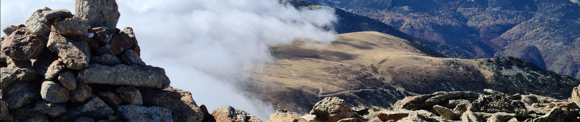 Tour Wandern Prats-de-Mollo-la-Preste - Forquet col del vents pic set homme roche blanche  retour forquey - Photo