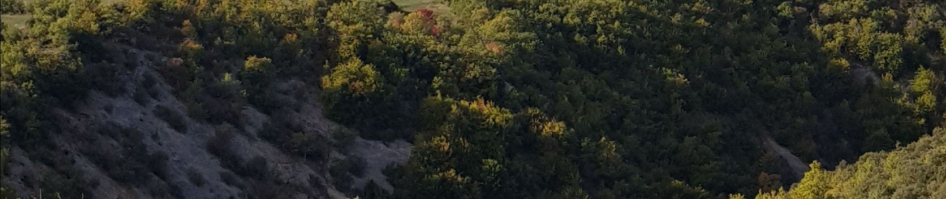 Excursión Senderismo Simiane-la-Rotonde - 1Le Saut du Moine, parking pour les non marcheurs - Photo