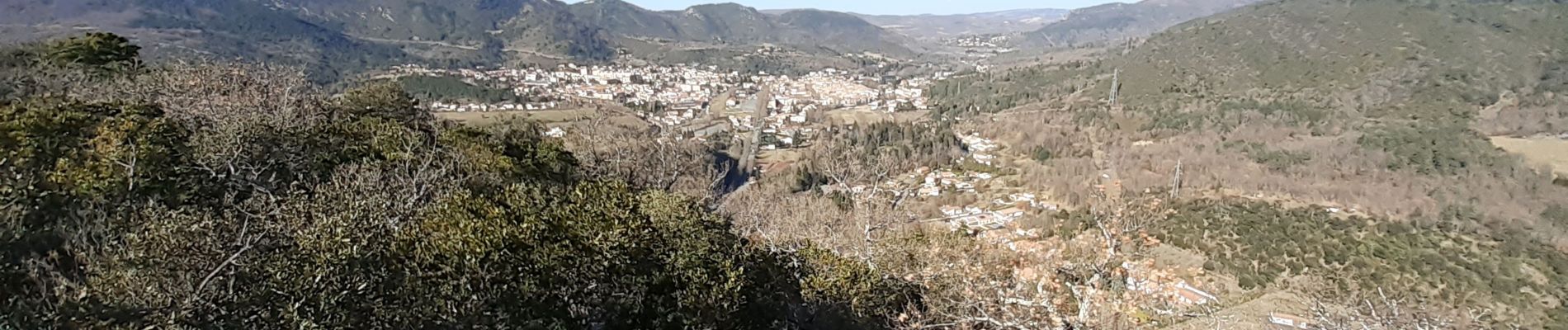 Tocht Stappen Quillan - sentier de l'amour vert - Photo