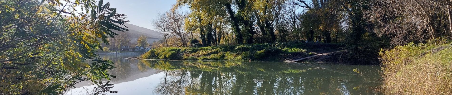 Percorso Marcia Châteauneuf-du-Rhône - Châteauneuf : Les Iles du Rhône 9km - Photo