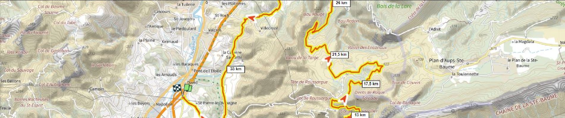 Tour Rennrad Aubagne - L' Espigoulier 723m D+900m - Photo