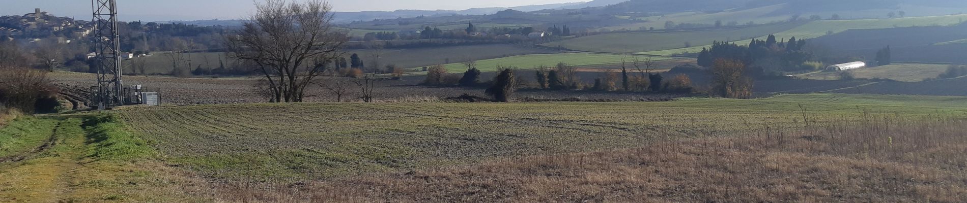 Tocht Stappen Villasavary - de Besplas aux antennes par le guariguet - Photo