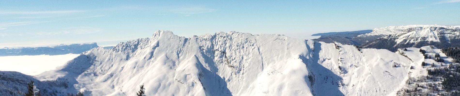 Trail Touring skiing École - pointe des Arlicots - Photo