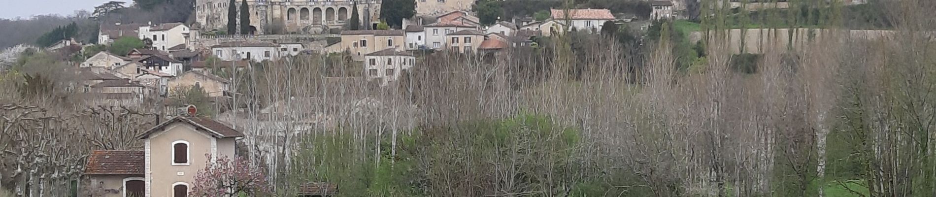 Tocht Stappen Poudenas - variante du sentier de Toscane à Poudenas - Photo