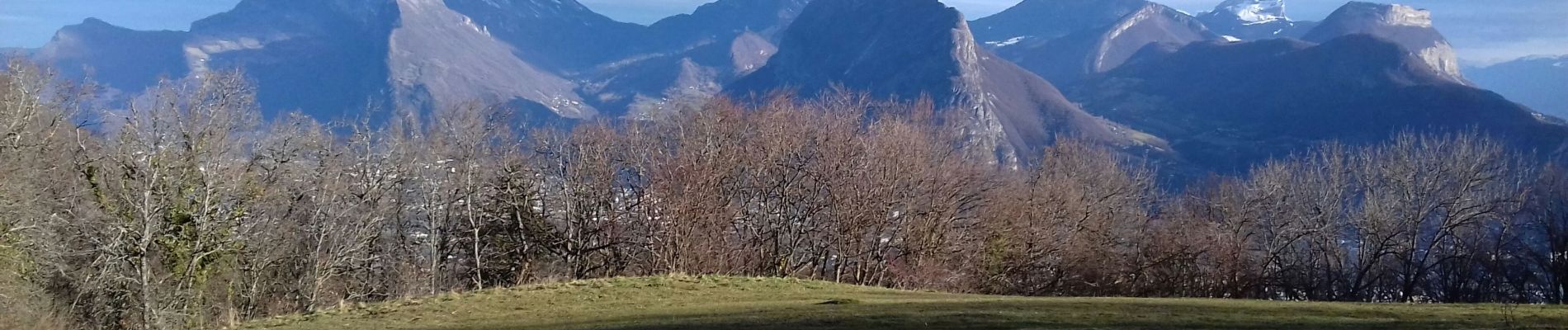 Tocht Noords wandelen Seyssins - MN Haut de Seyssins  voie du tram - Photo