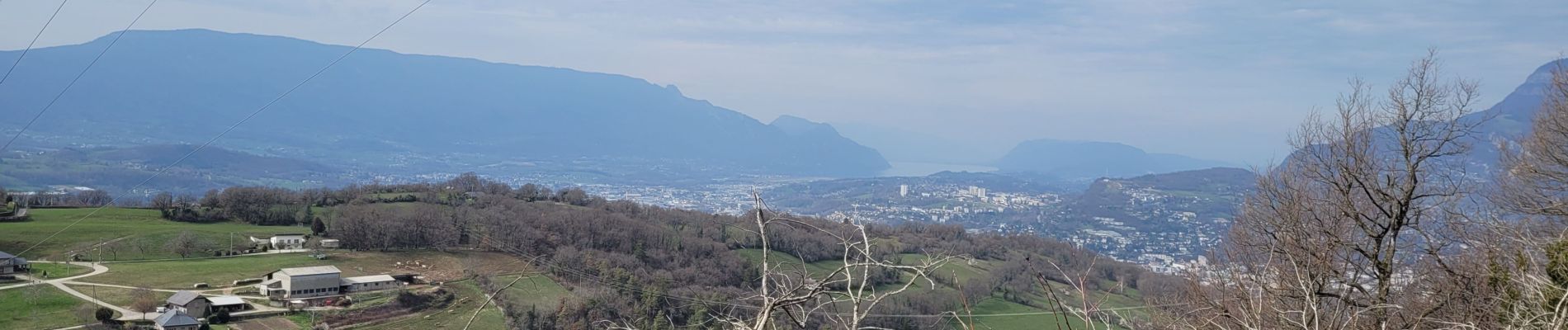 Tocht Stappen Barberaz - 180323 haut de la COCHE - Photo