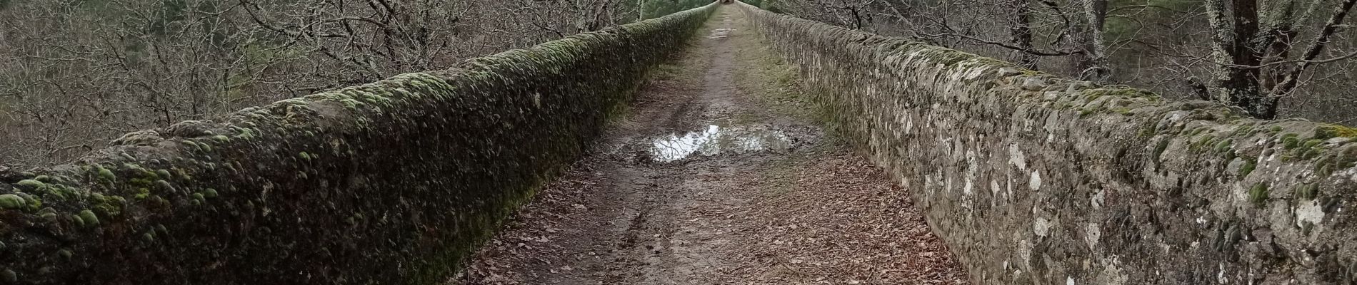 Tour Wandern Saint-Paul-le-Jeune - 07 les passages de voûtes au pont Doulovy 2 /02/25 - Photo