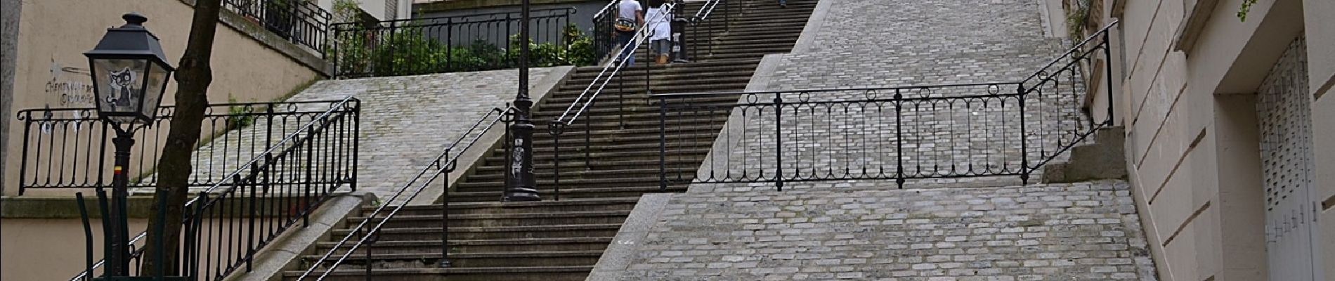 Point d'intérêt Paris - escaliers du Mont-Cenis - Photo