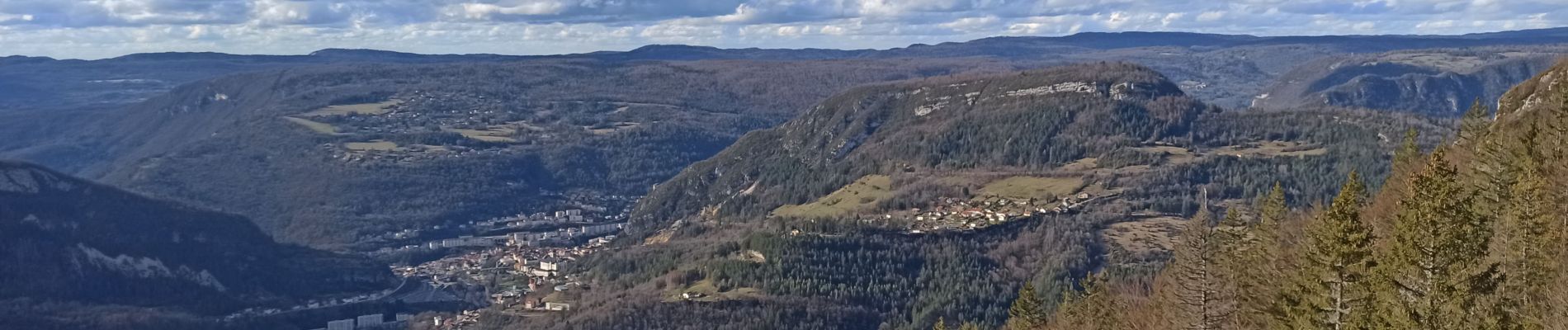 Tocht Stappen Septmoncel les Molunes - 24-02-24 :Septmoncel, Sentier des diots du Jura - Photo