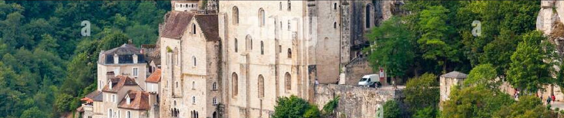 Tocht Stappen Rocamadour - Rocamadour AR du parking inférieur  - Photo