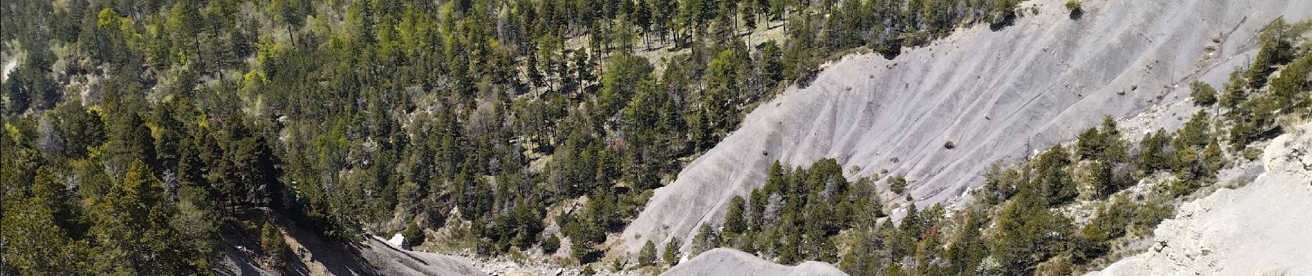 Randonnée Marche Hautes-Duyes - Crête de Géruën descente sud Est - Photo