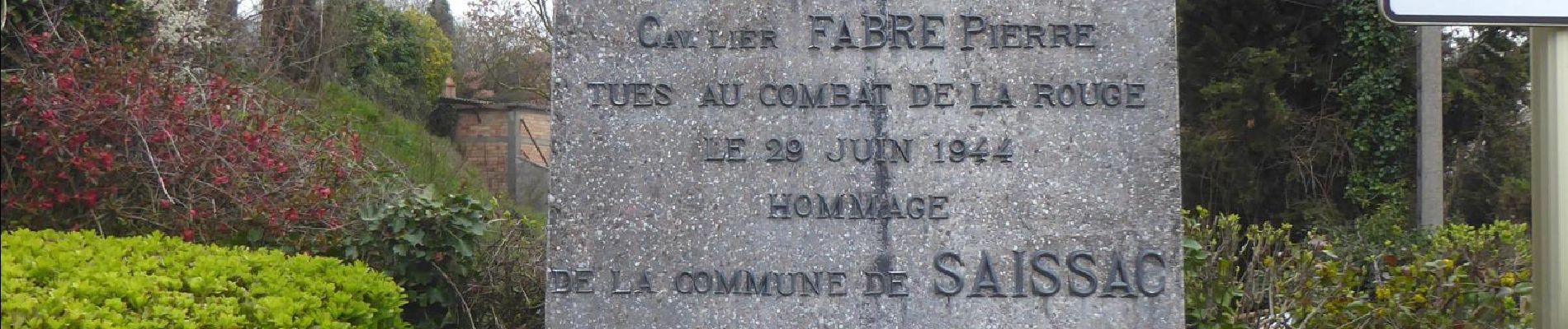 POI Saissac - Monument aux morts de SAISSAC. - Photo