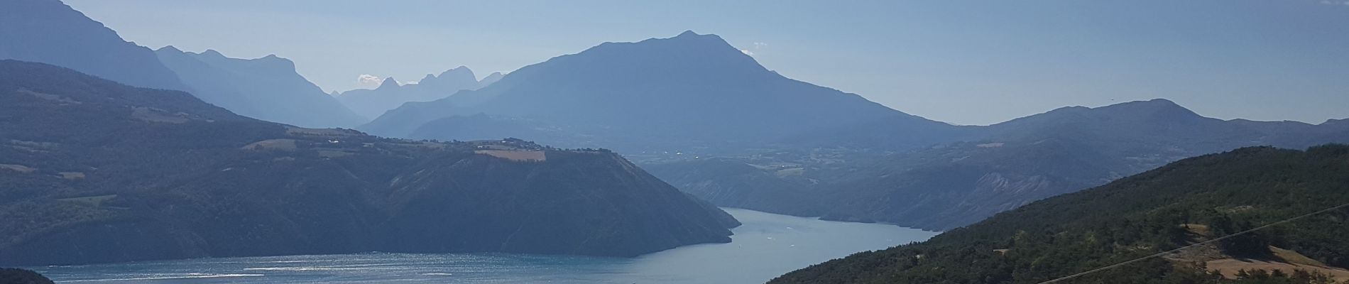 Percorso Bicicletta elettrica Chorges - le tour du lac de Serre Ponçon - Photo