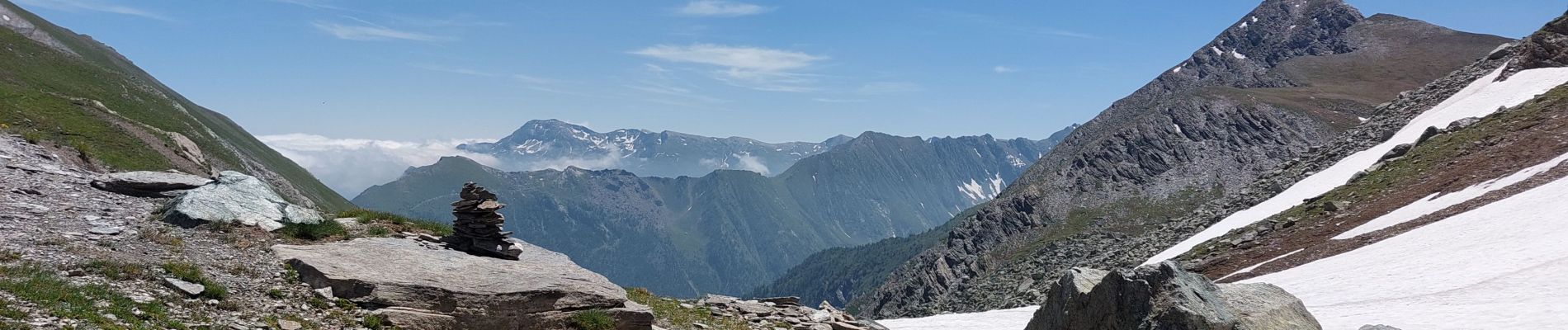 Tour Wandern Abriès-Ristolas - Col d'urine - Photo