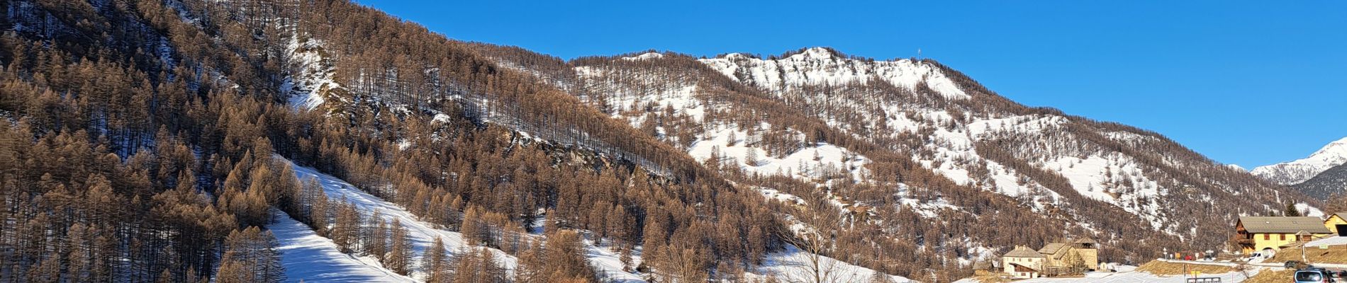 Randonnée Raquettes à neige Molines-en-Queyras - EMBRUN JOUR 3 : Molines-en-Queyras - Sommet Bucher (QUEYRAS) - Photo