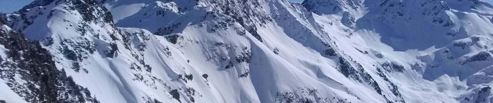 Tour Skiwanderen Saint-Rémy-de-Maurienne - la grande moutonnière, et Grosse tête - Photo