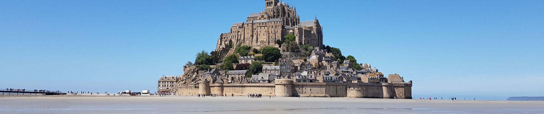 Tocht Stappen Le Mont-Saint-Michel - Le Mont St Michel,  Herbus, Sables, et Barrage de La Caserne. - Photo