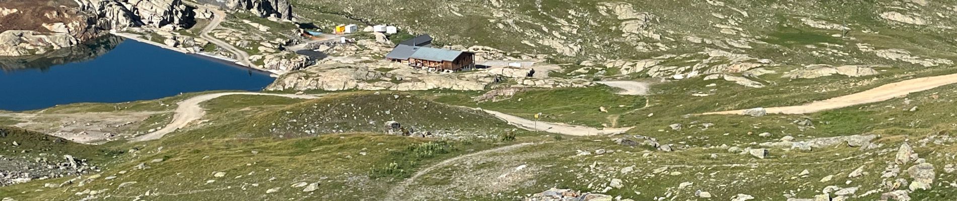 Trail Walking Saint-Sorlin-d'Arves - Col Nord des lacs Lacs Bramant et Blanc Refuge Etendard trace réelle - Photo