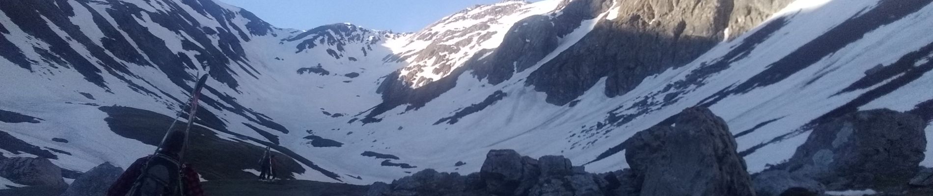 Trail Touring skiing Valloire - le grand Galibier - Photo