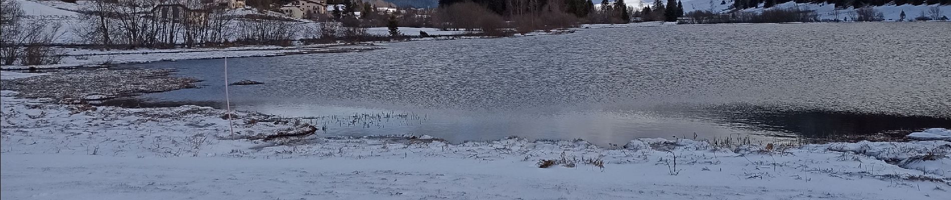 Trail Walking Lamoura - 24-02-24 Lamoura : lac, refuge des Adrets - Photo