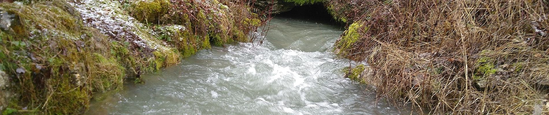 Excursión A pie Gomadingen - Zugangsweg - Gemeindegrenze (Erpfingen) - Stetten u. H. - Hörschwag - Lauchertmühle (Brücke) - Photo