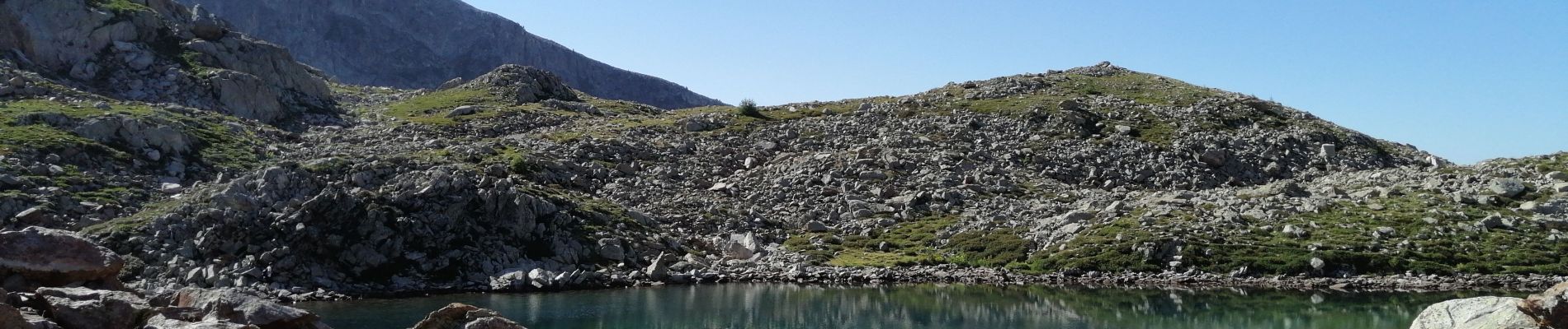 Tour Wandern Isola - Cime De la Lombarde  par le Pas du Loup - Photo