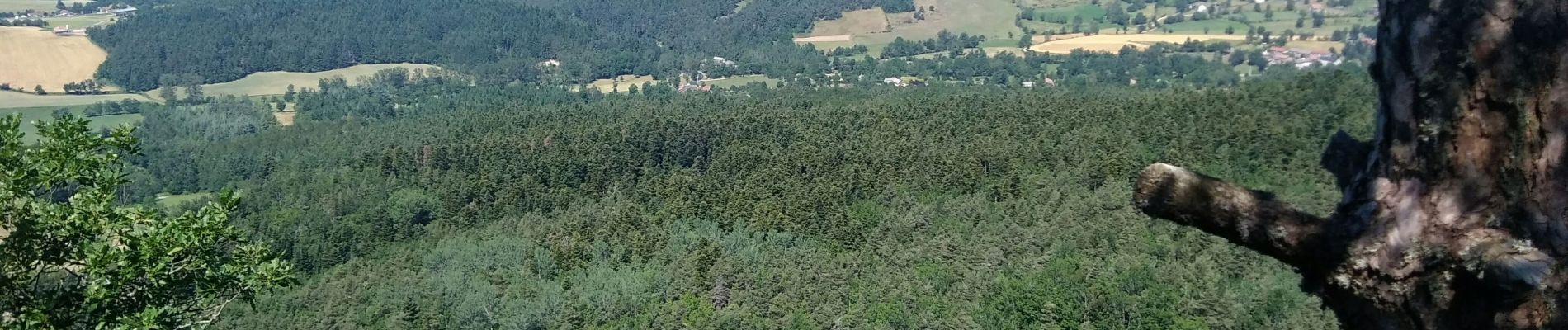 Trail Walking Rosières - les deux panoramas de Jalore - Photo