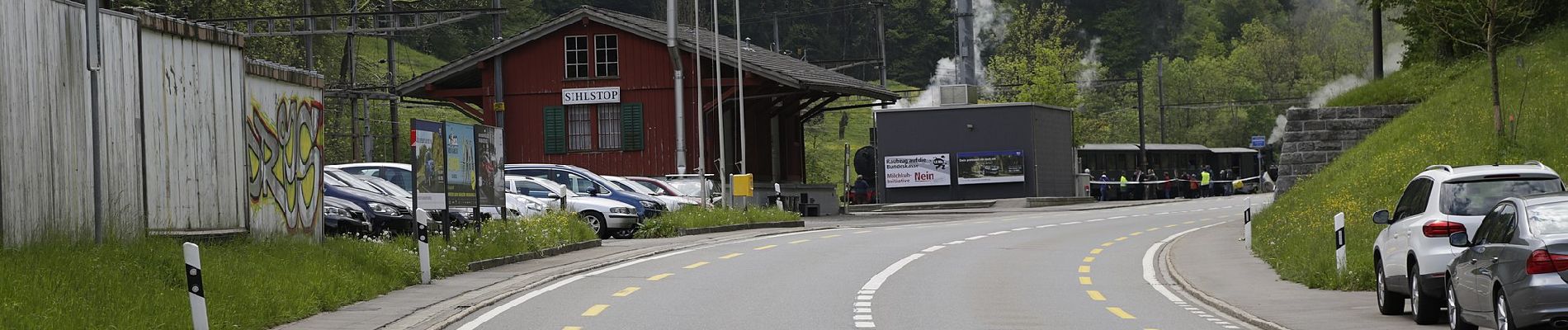 Tocht Te voet Horgen - Stn. Sihlbrugg Station - Tannboden - Photo