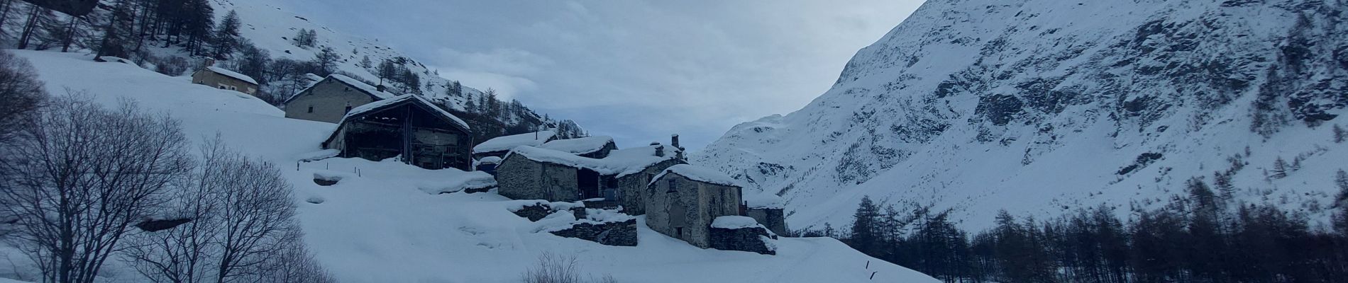 Randonnée Raquettes à neige Bessans - Vincendiere - Photo